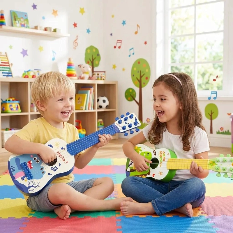 GUITARRA INFANTIL CREATIVA PARA APRENDER MUSICA - 1