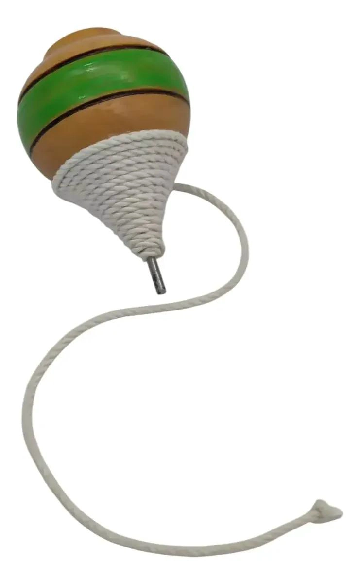 SET DE 12 TROMPOS CHILENOS DE MADERA PARA NIÑOS - 3