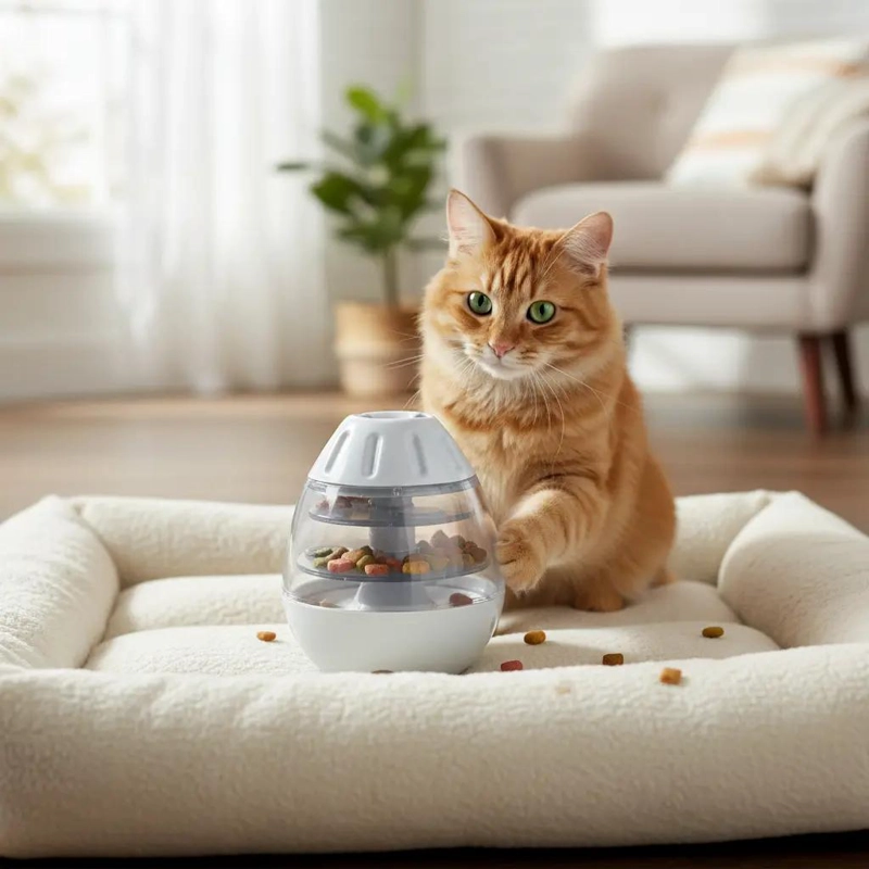 DISPENSADOR INTERACTIVO DE SNACKS PARA MASCOTAS - 4