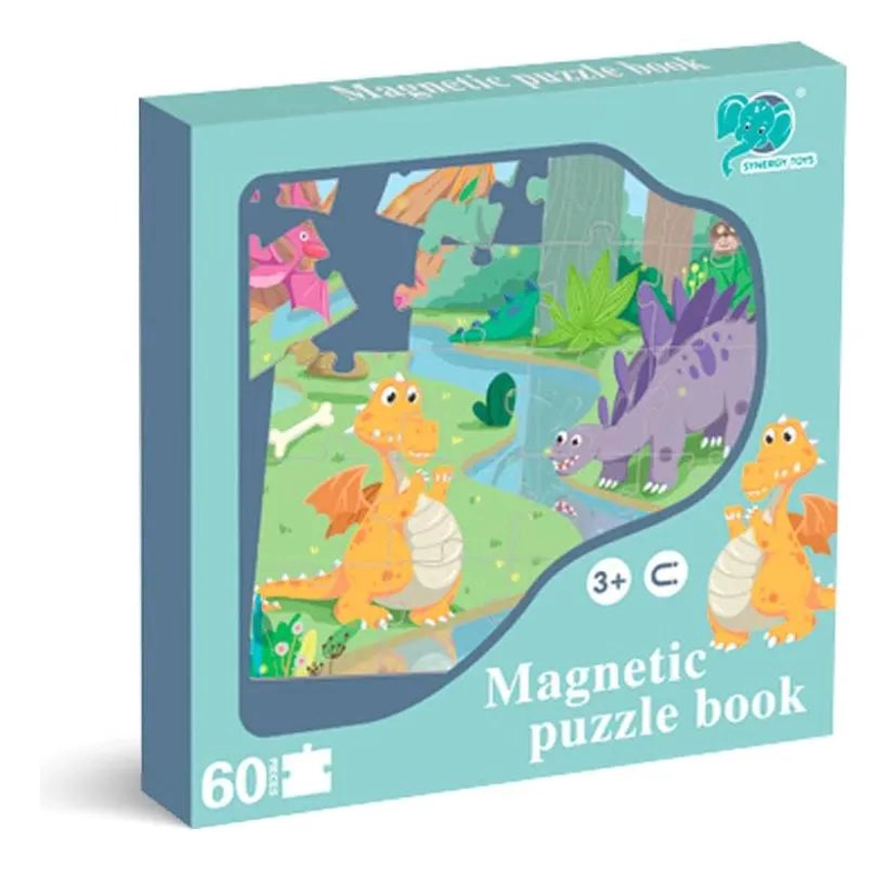 ROMPECABEZAS MAGNE TICO DIDACTICO DE DINOSAURIOS PARA NIÑOS - 1