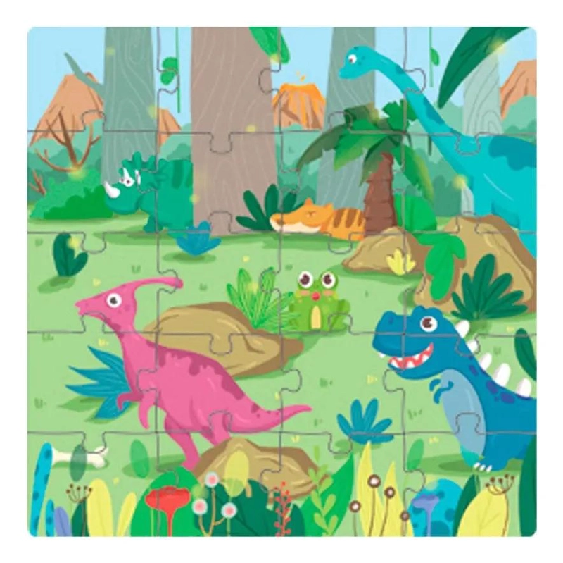 ROMPECABEZAS MAGNE TICO DIDACTICO DE DINOSAURIOS PARA NIÑOS - 7