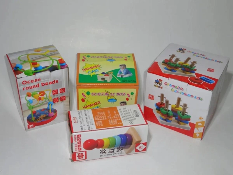 PACK DE 4 JUGUETES DIDACTICOS DE MADERA PARA NIÑOS - 7
