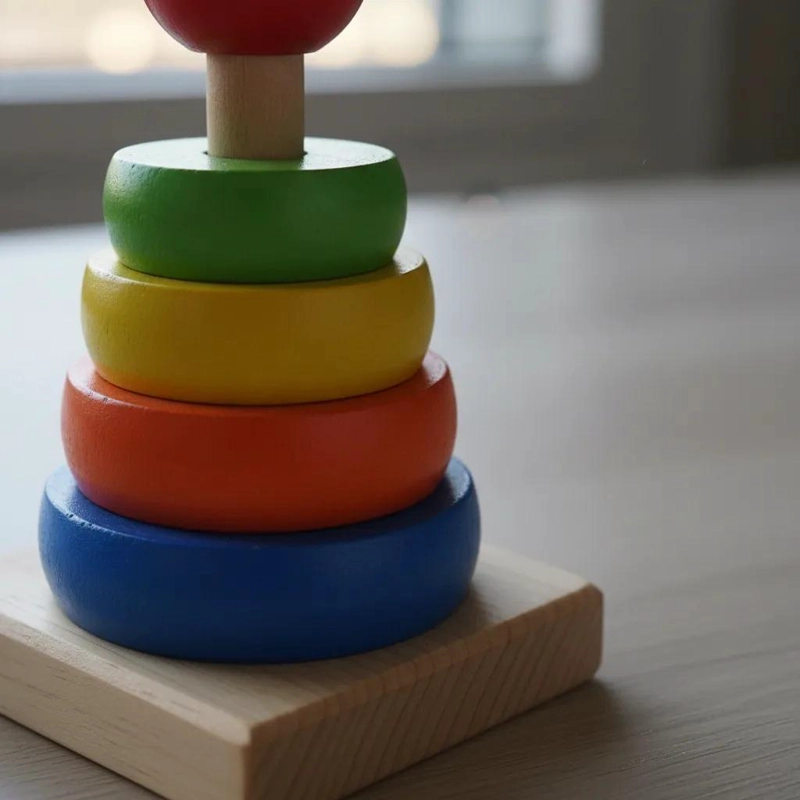 PACK DE 4 JUGUETES DIDACTICOS DE MADERA PARA NIÑOS - 8