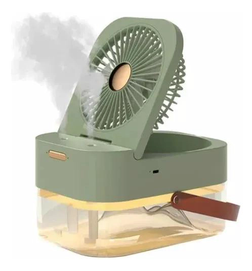 MINI VENTILADOR ENFRIADOR DE AIRE CON LUCES LED Y USB - 2