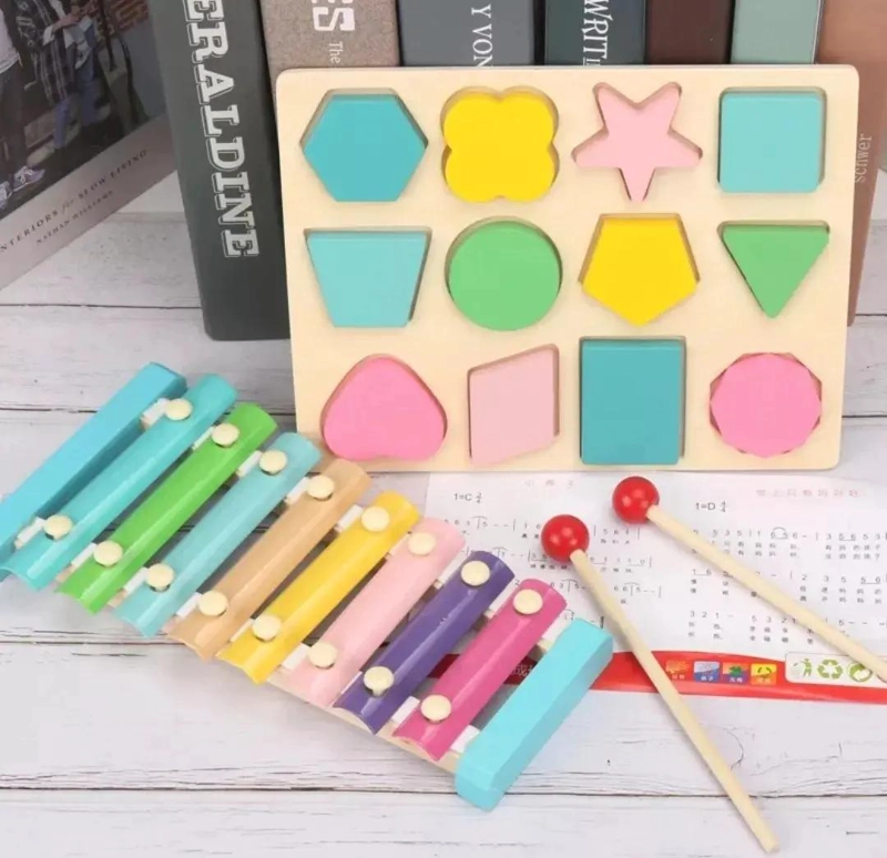 PACK 8 ROMPECABEZAS DIDACTICOS DE MADERA PARA NIÑOS - 2