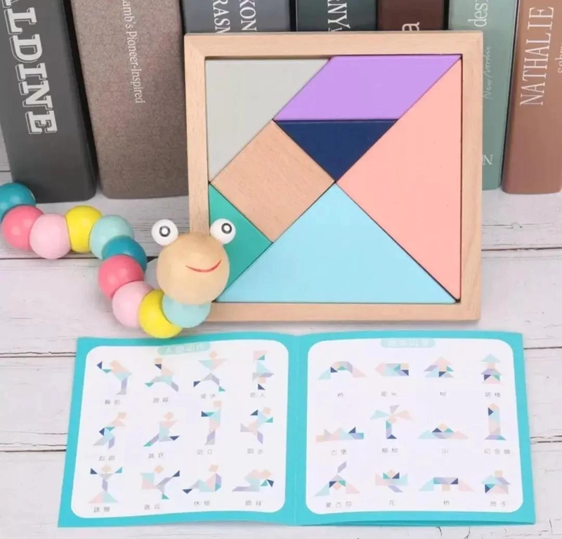 PACK 8 ROMPECABEZAS DIDACTICOS DE MADERA PARA NIÑOS - 3