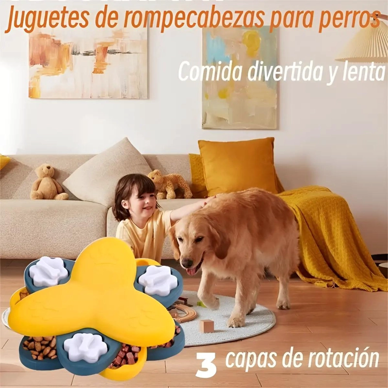 JUGUETE INTERACTIVO DE ROMPECABEZAS PARA PERROS - 2