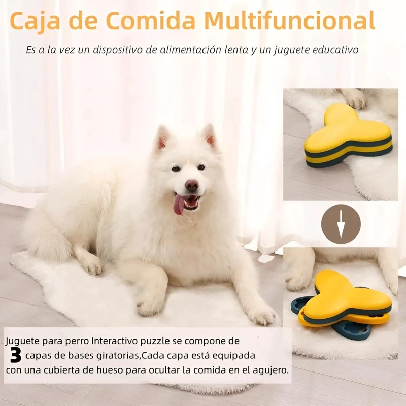 JUGUETE INTERACTIVO DE ROMPECABEZAS PARA PERROS - 8
