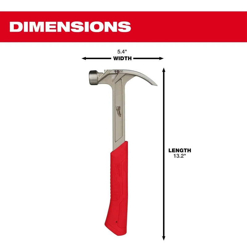 MARTILLO 16 OZ CARA LISA ANTIVIBRACION - 4