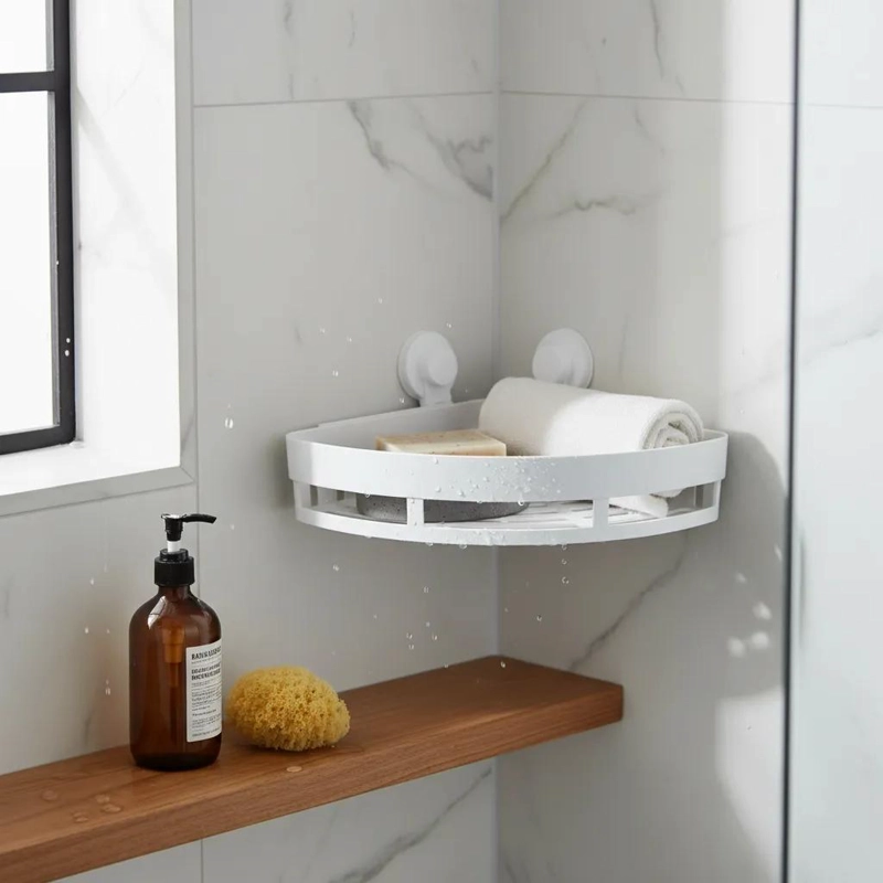ESQUINERO DE DUCHA PVC 31X22X6 CM PARA BAÑO ORGANIZADOR - 3