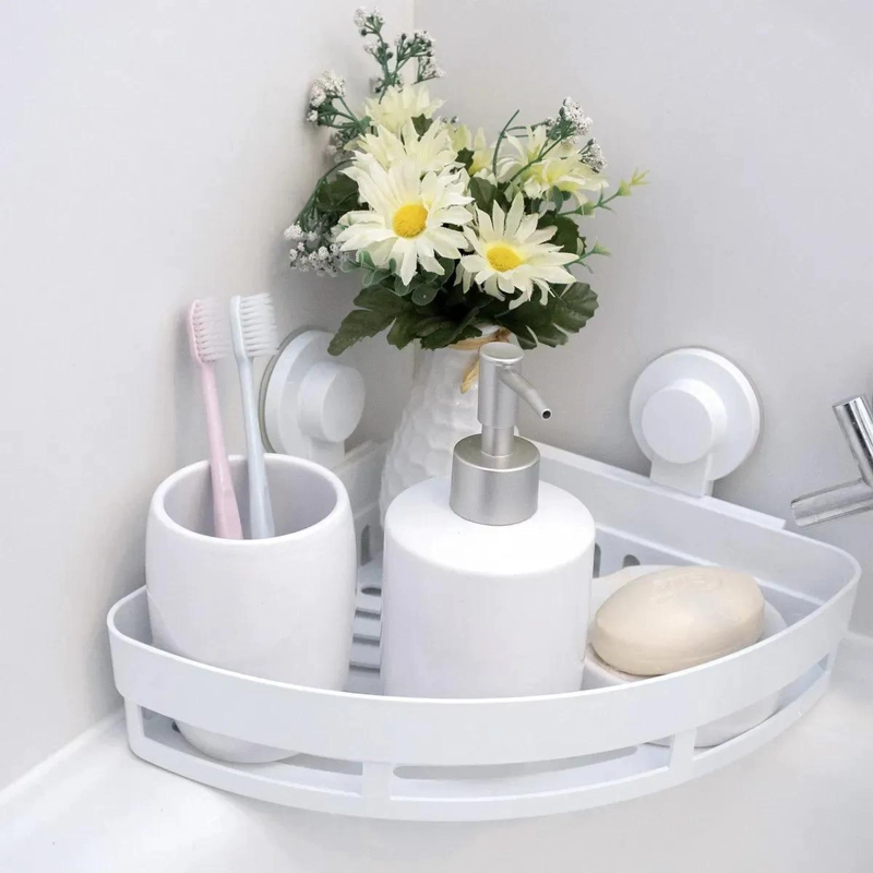 ESQUINERO DE DUCHA PVC 31X22X6 CM PARA BAÑO ORGANIZADOR - 5