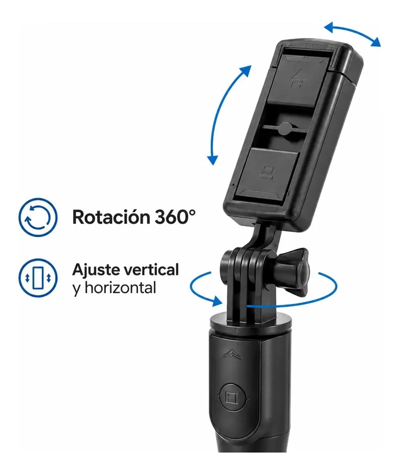 TRIPODE AJUSTABLE Y PALO SELFIE CON CONTROL REMOTO - 3