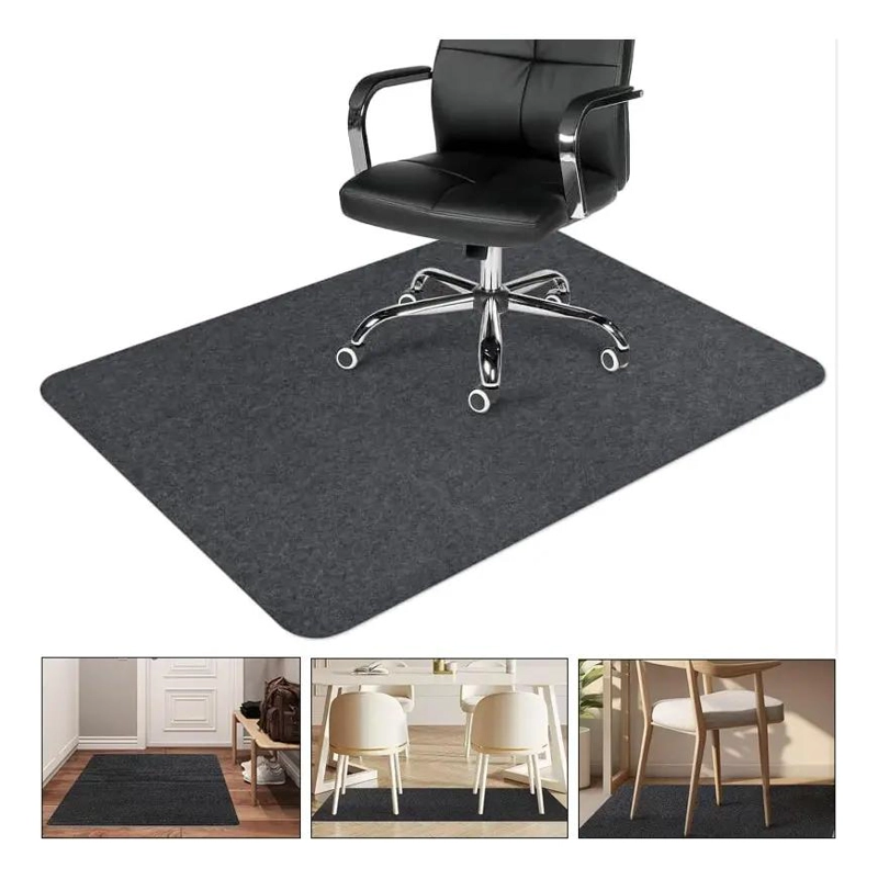 ALFOMBRA ANTIDESLIZANTE PROTECTOR DE PISO 120X90CM PARA OFICINA - 1