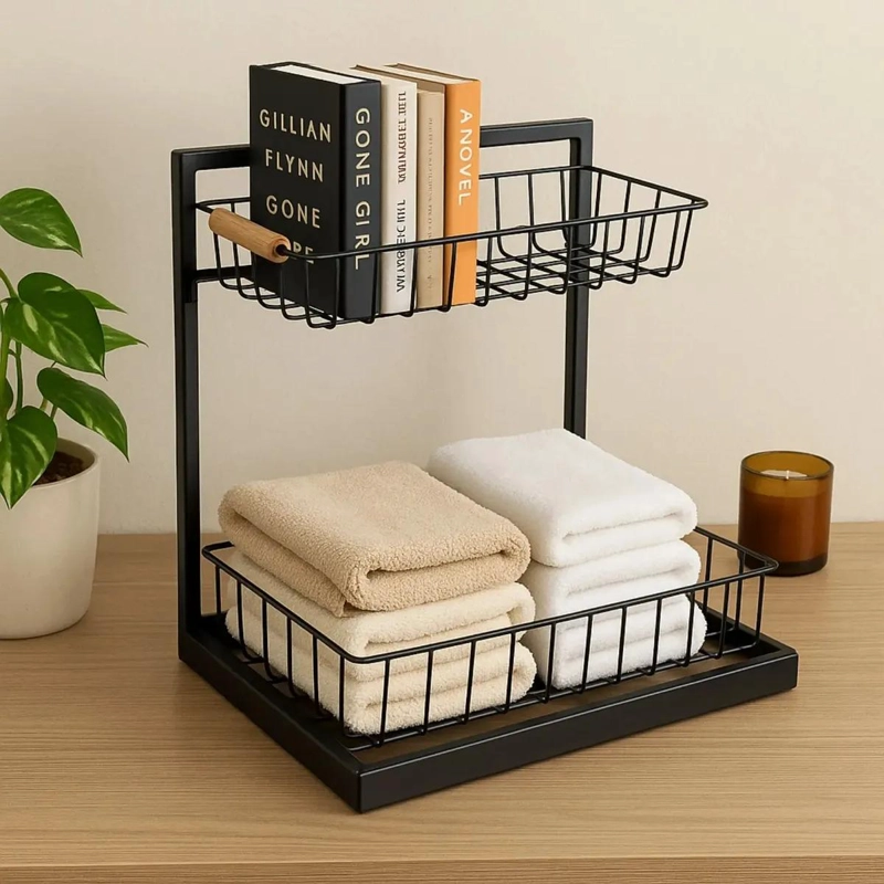 ORGANIZADOR DE COCINA DE 2 NIVELES PARA BAJO LAVAPLATOS - 3