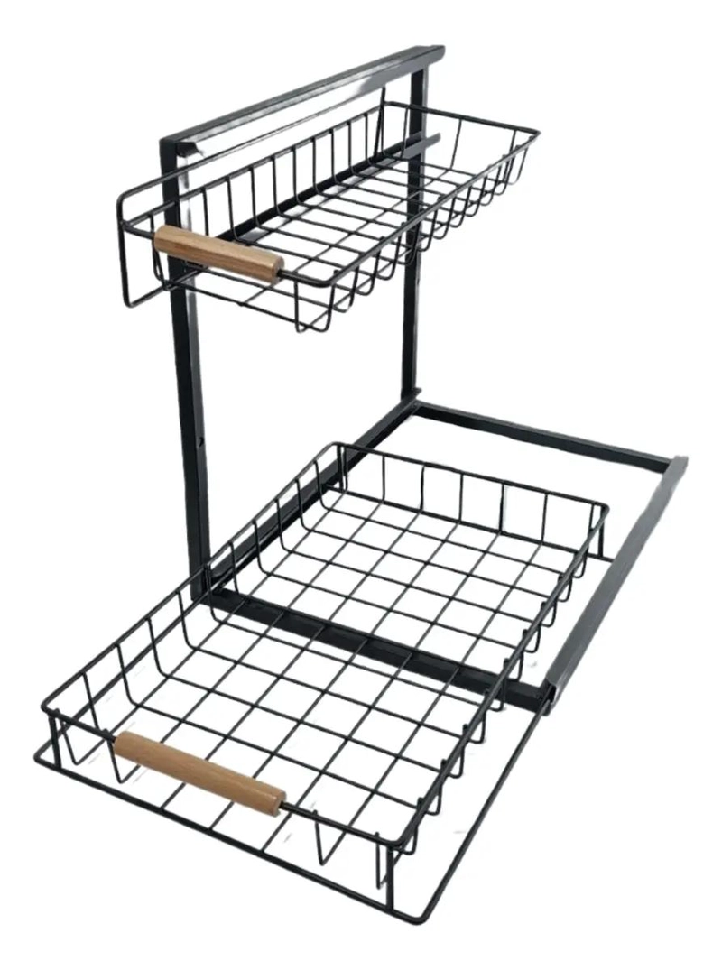ORGANIZADOR DE COCINA DE 2 NIVELES PARA BAJO LAVAPLATOS - 5