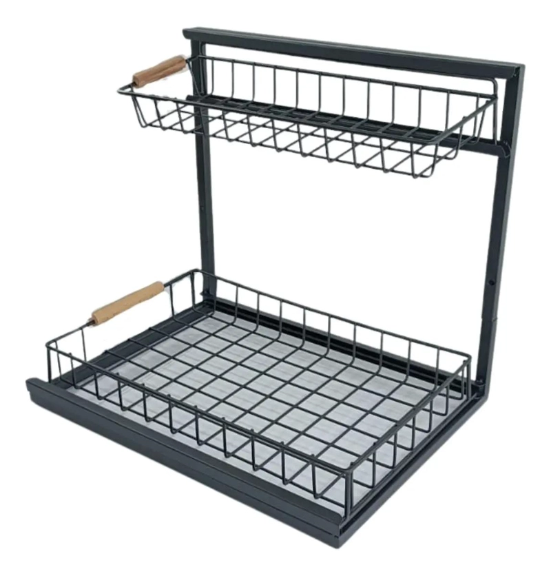 ORGANIZADOR DE COCINA DE 2 NIVELES PARA BAJO LAVAPLATOS - 7