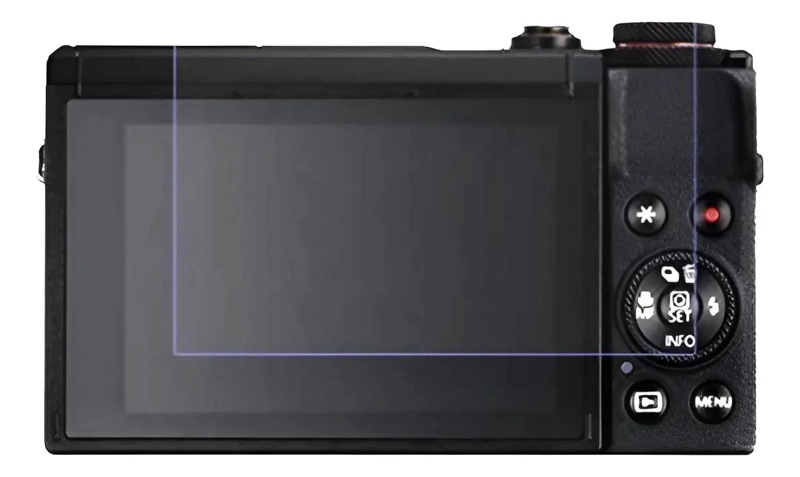 LAMINA DE VIDRIO TEMPLADO PARA CAMARAS CANON G7X MARK III - 1