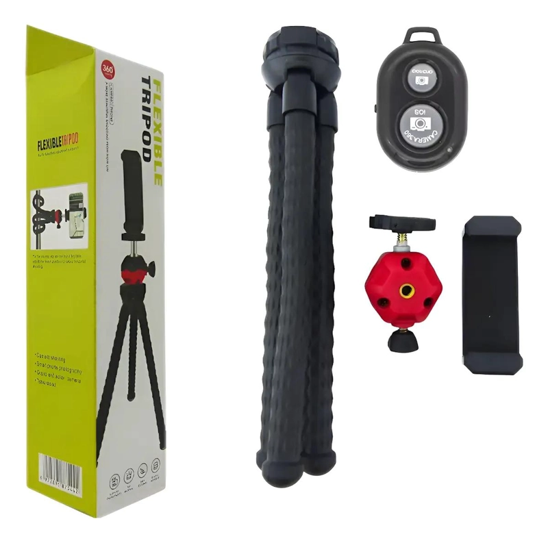 TRIPODE FLEXIBLE 360° PARA CAMARAS Y SMARTPHONES - 1