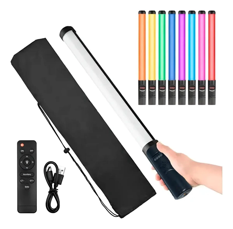 TUBO LED RGB RECARGABLE PARA FIESTAS Y CELEBRACIONES - 1