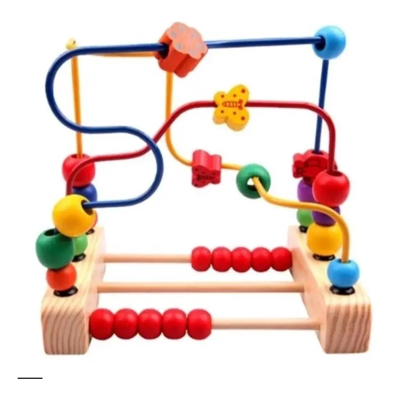 PACK DE JUGUETES DIDACTICOS DE MADERA PARA BEBE S ESTIMULACION - 2