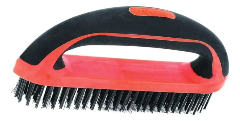 CEPILLO DE LIMPIEZA CON CERDAS DE ACERO 21 CM - 1