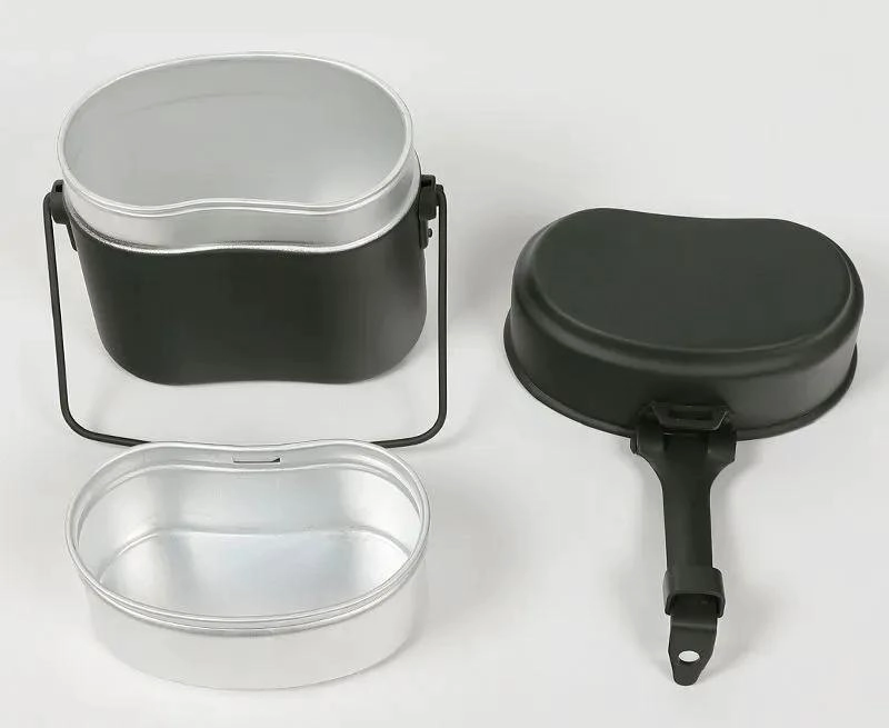 SET OLLA CANTIMPLORA CAMPING 2 LITROS ALUMINIO - 3
