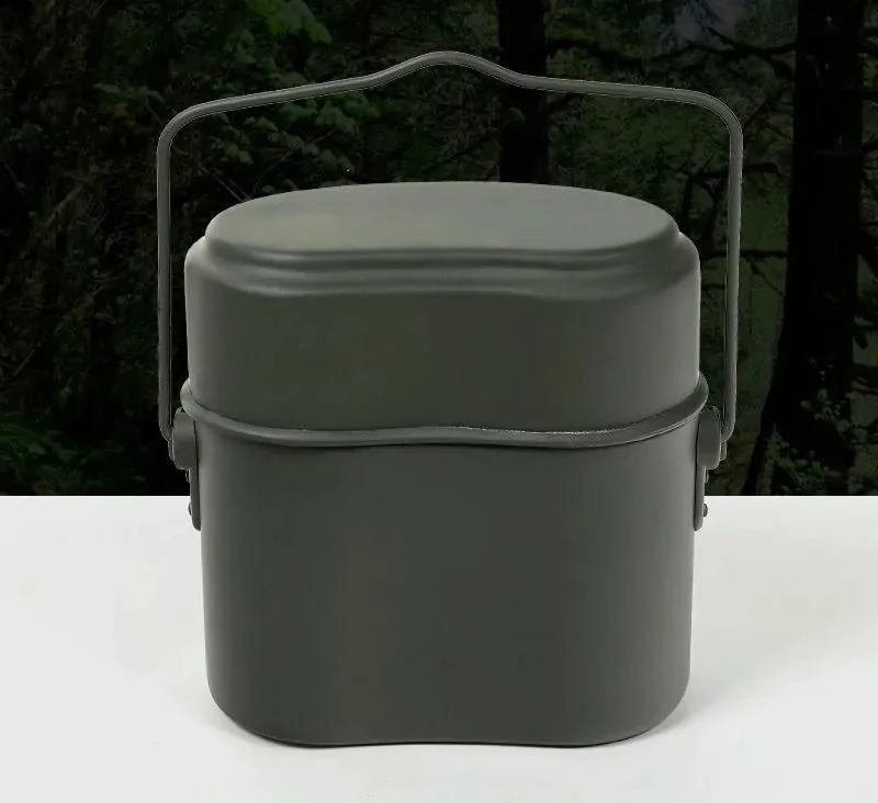 SET OLLA CANTIMPLORA CAMPING 2 LITROS ALUMINIO - 5