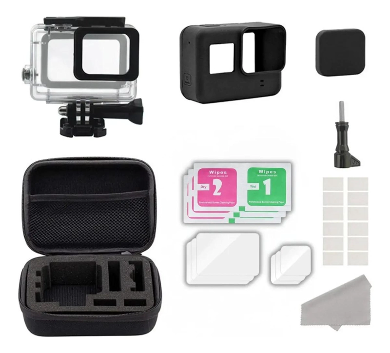 KIT COMPLETO DE ACCESORIOS PARA CAMARA DE AVENTURA - 1