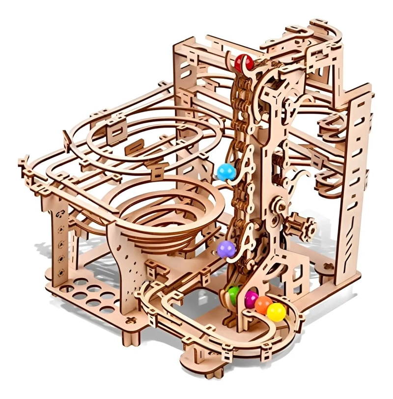 PUZZLE 3D DE MADERA MECANICO PARA CONSTRUCCION CREATIVA - 1