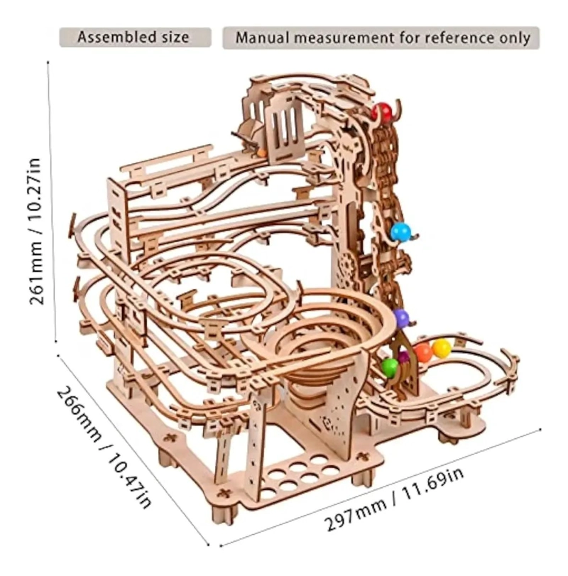 PUZZLE 3D DE MADERA MECANICO PARA CONSTRUCCION CREATIVA - 7