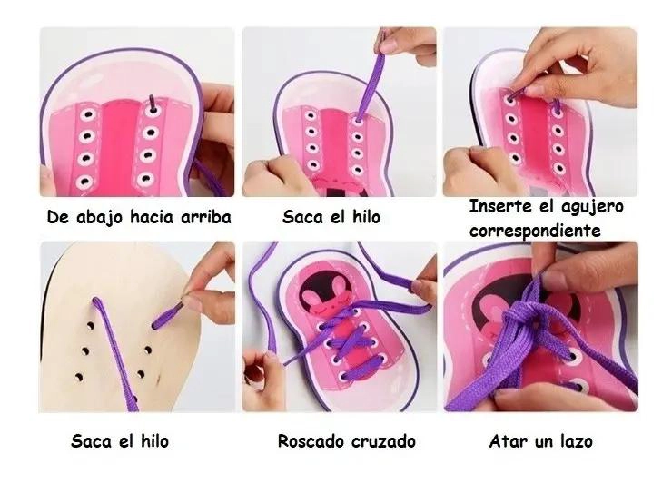 JUGUETE DIDACTICO DE MADERA PARA MOTRICIDAD FINA - 8