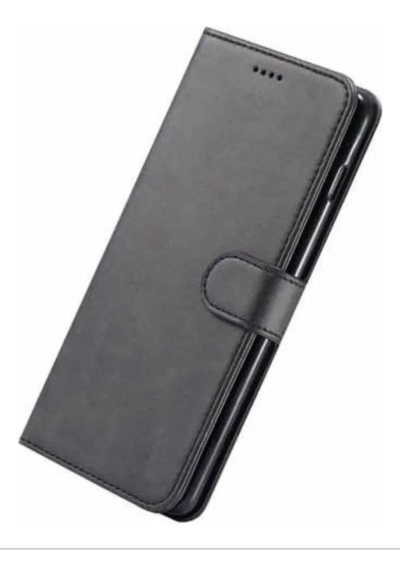 CARCASA FLIP COVER NEGRA PARA HONOR 400 LITE CON IMAN - 1