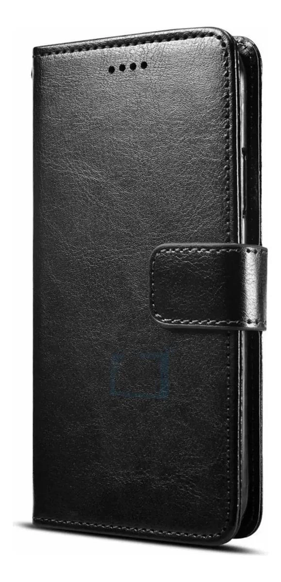 CARCASA FLIP COVER NEGRA PARA HONOR 400 LITE CON IMAN - 3
