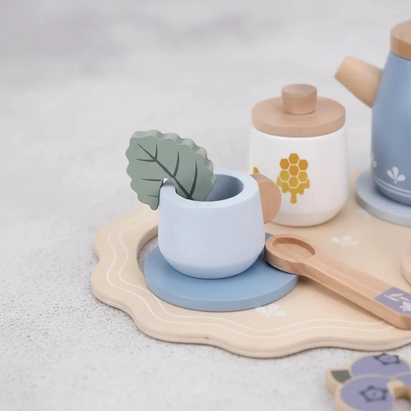JUEGO DE TE  INFANTIL DE MADERA PARA NIÑOS - 5