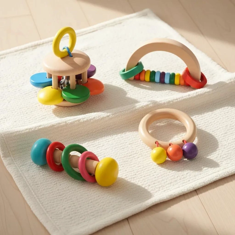 SONAJEROS Y MORDEDORES PARA BEBE S ESTIMULANTES Y MUSICALES - 1