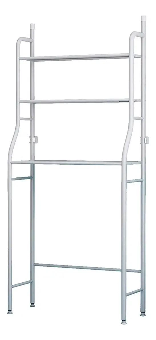ESTANTE ORGANIZADOR METALICO 3 NIVELES PARA BAÑO Y LAVANDERIA - 10
