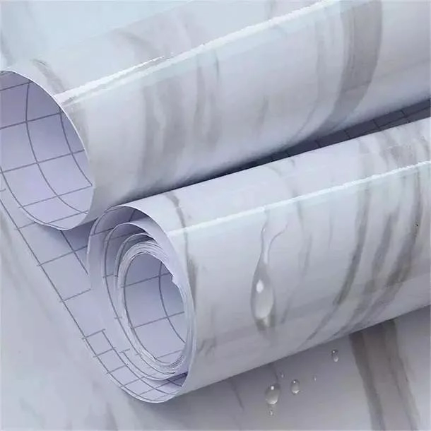 PAPEL TAPIZ ADHESIVO DE MARMOL PARA DECORACION DE INTERIORES - 2