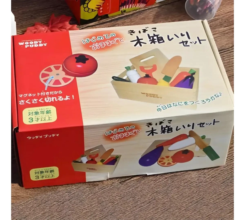 CANASTA DE FRUTAS DE MADERA MONTESSORI PARA APRENDIZAJE - 3
