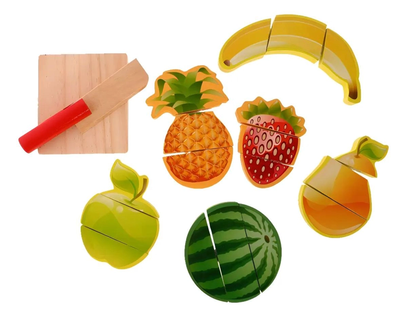 SET DE BLOQUES DE MADERA PARA CORTAR FRUTAS - 1