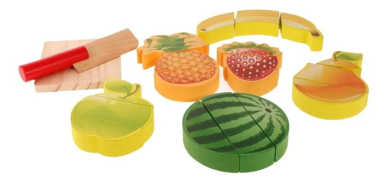 SET DE BLOQUES DE MADERA PARA CORTAR FRUTAS - 2