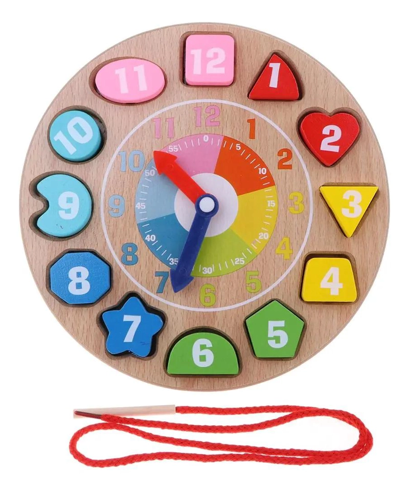 JUEGO DE ENCAJE EDUCATIVO CON FORMAS GEOME TRICAS - 6