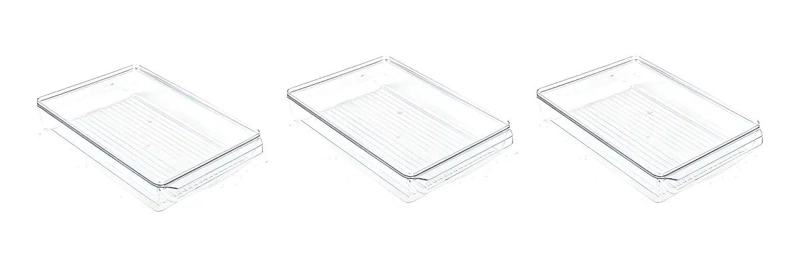 ORGANIZADOR HERME TICO TRANSPARENTE PARA FRUTAS Y VERDURAS PACK 3 - 1