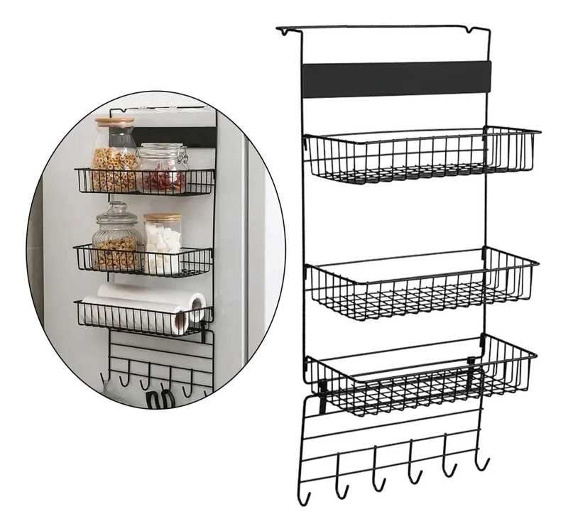 ORGANIZADOR DE DESPENSA DE 3 NIVELES PARA PUERTA - 2