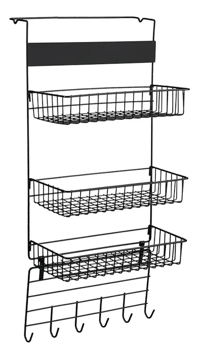 ORGANIZADOR DE DESPENSA DE 3 NIVELES PARA PUERTA - 4