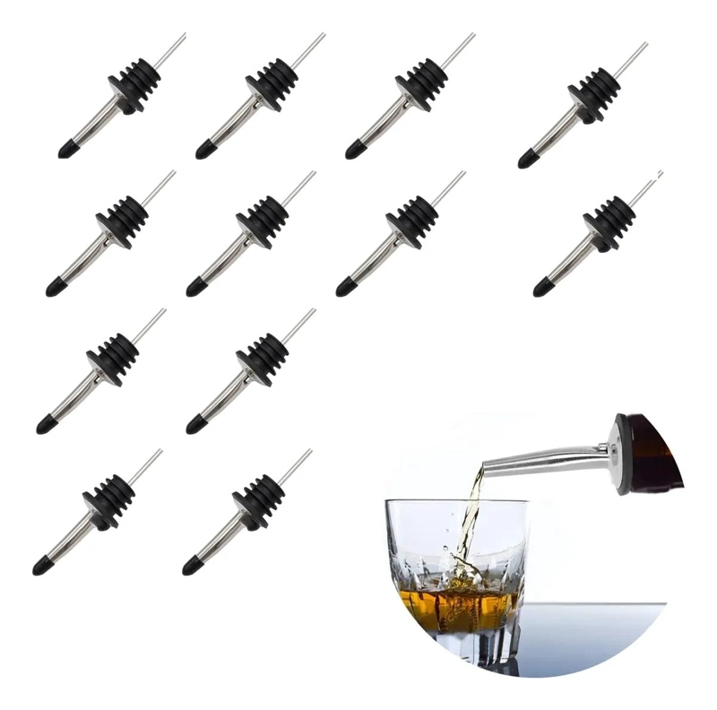 PACK DE 12 DOSIFICADORES DE ACERO INOXIDABLE PARA BOTELLAS - 1