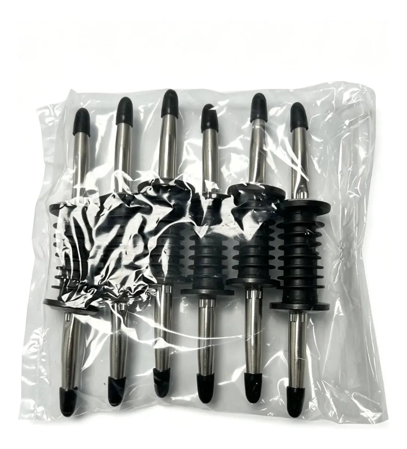 PACK DE 12 DOSIFICADORES DE ACERO INOXIDABLE PARA BOTELLAS - 8