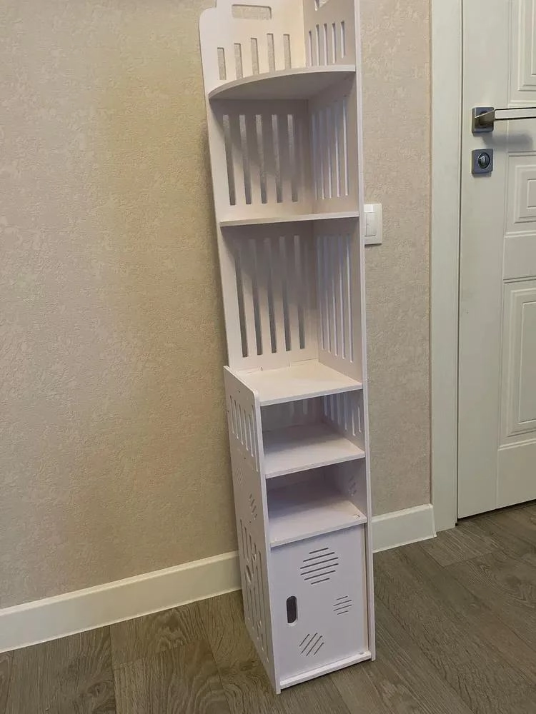 ORGANIZADOR DE BAÑO IMPERMEABLE CON ESTANTES Y CAJON - 6