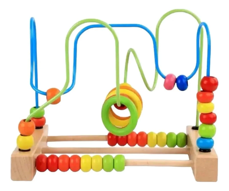 JUGUETE DIDACTICO LABERINTO DE MADERA PARA NIÑOS - 2