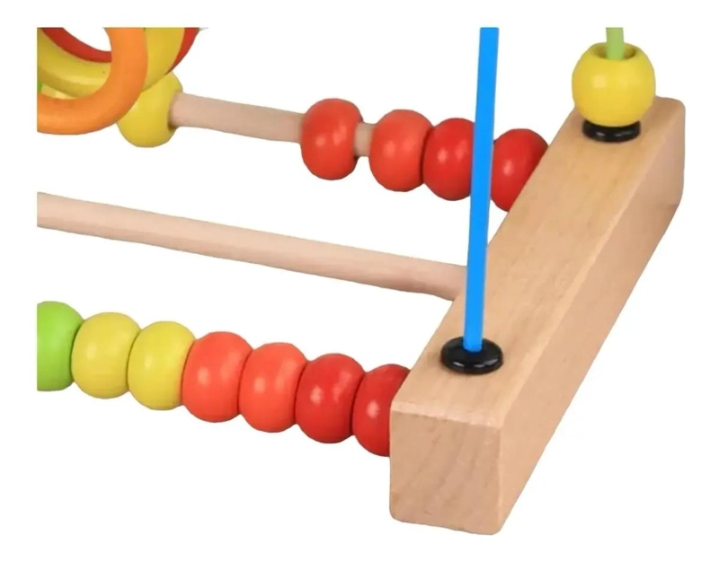 JUGUETE DIDACTICO LABERINTO DE MADERA PARA NIÑOS - 5