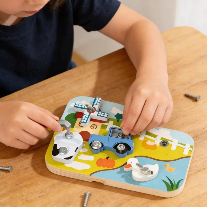JUEGO DE HERRAMIENTAS PARA NIÑOS CON PIEZAS EDUCATIVAS Y DIVERTIDAS - 5